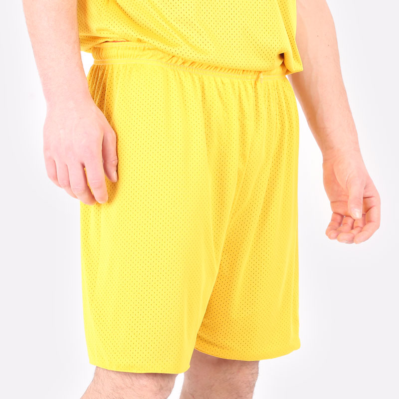 мужские бордовые шорты Hard Basic Bordeux/yellow - цена, описание, фото 7